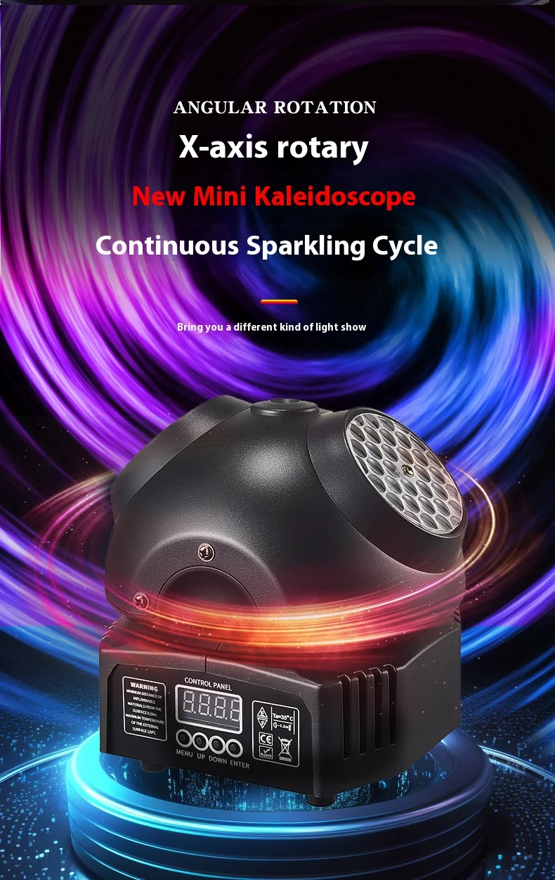 Description Picture 4 of itemNew Mini Party Lights 36W  Colorful LED Disco Ball Beam Laser Moving Head Light Remote Control DMX512 For Dj Bar Nightclu Show