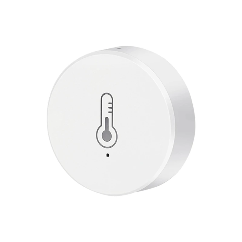 

Датчик температуры и влажности Tuya Smart Home Zigbee, датчик белого цвета из АБС-пластика для Alexa Google Smart Life, 1 шт.