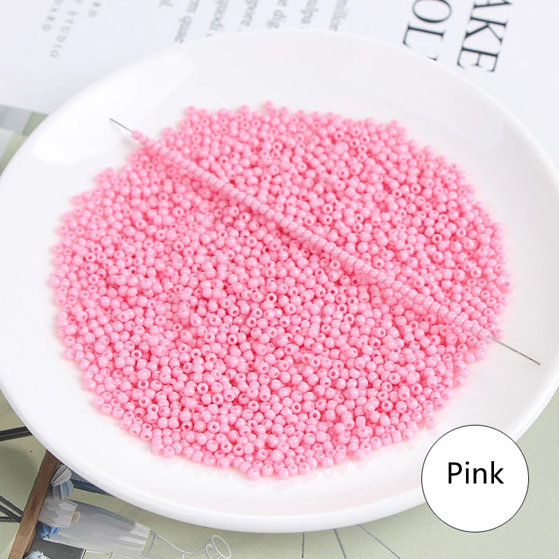Tschechische Uniform Runde Glas Kleine Perlen Candy Farbe Mini Handwerk Perlen Für DIY Handgemachten Schmuck Machen Zubehör 12 Gramm/los – Detail 8