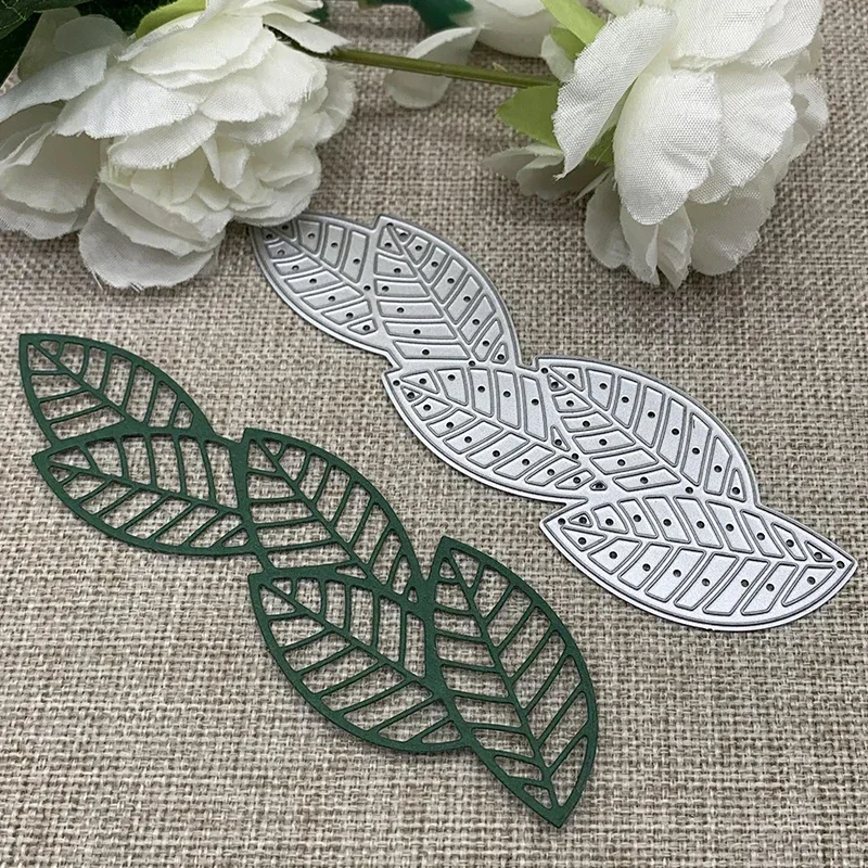 New Leaf Dekoration Metall-Stanzformen, Schablonen für DIY Scrapbooking, dekorative Handarbeit, Stanzform, Schablone