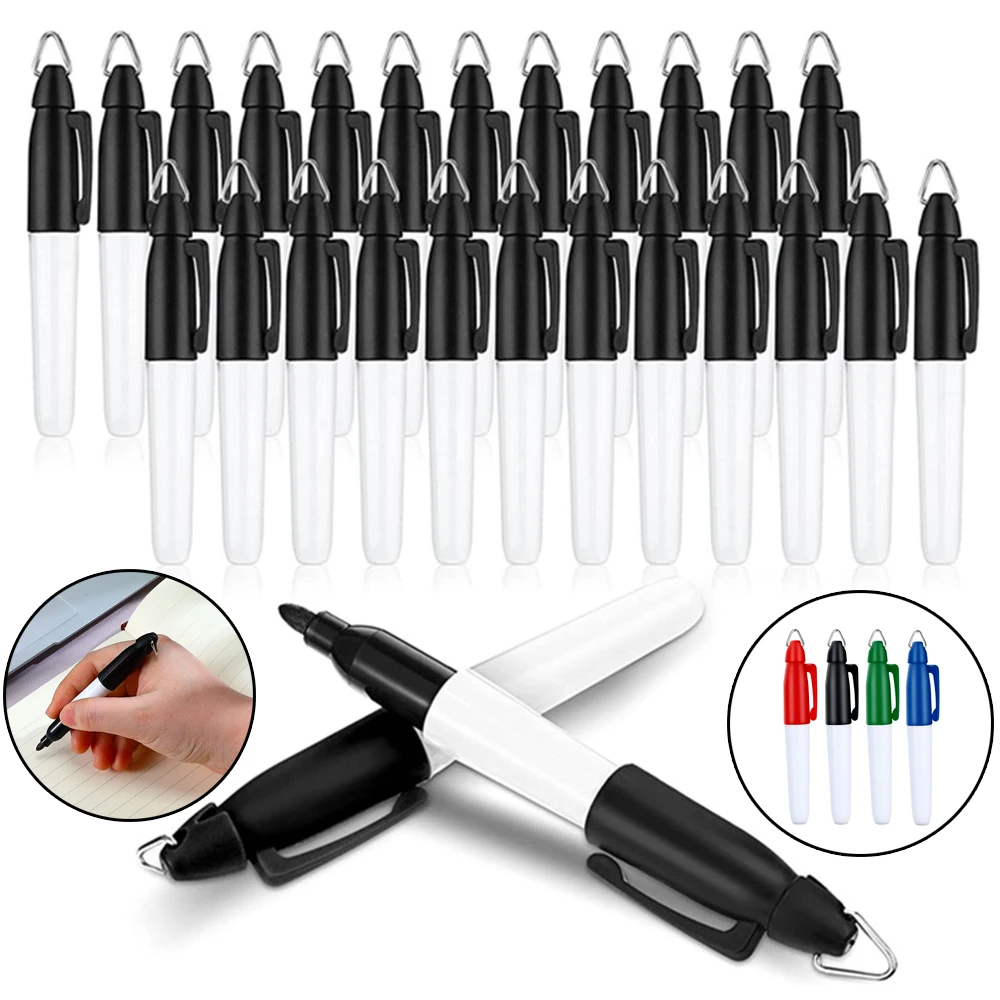 미니 영구 마커 골프 공 마커 펜 블랙 잉크 펜 사무용품 학교 용품 