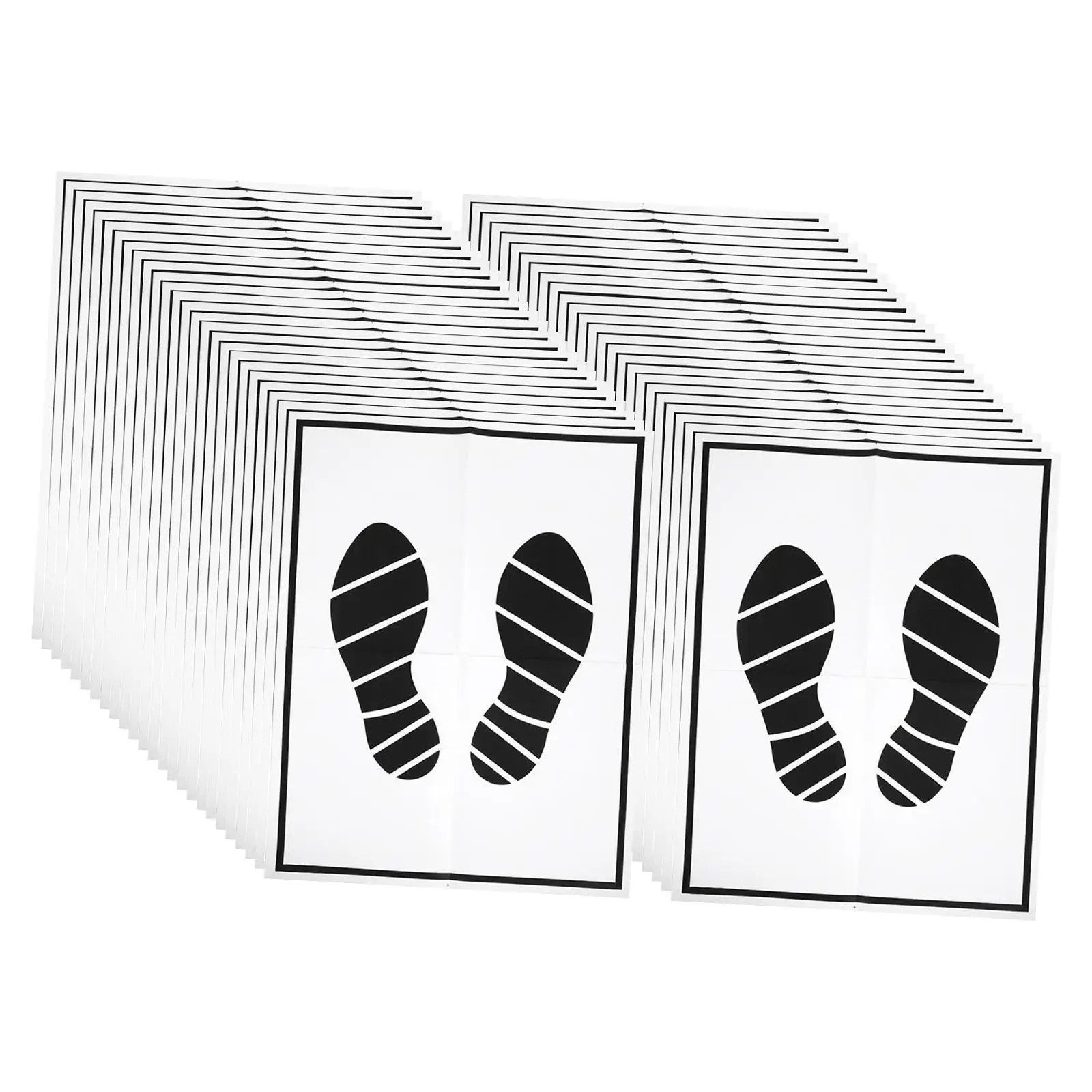 50 Pieces Disposable Paper Car Detailing Folding Floor Mats Waterproof Vehicle Foot Mat for Hotel Suvs Kitchen Home Trucks
