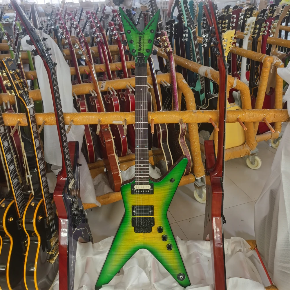 

Best-selling Dean Dimebag Electric Guitar, Flame maple top,Floyd Rose Tremolo Bridge,A variety of options