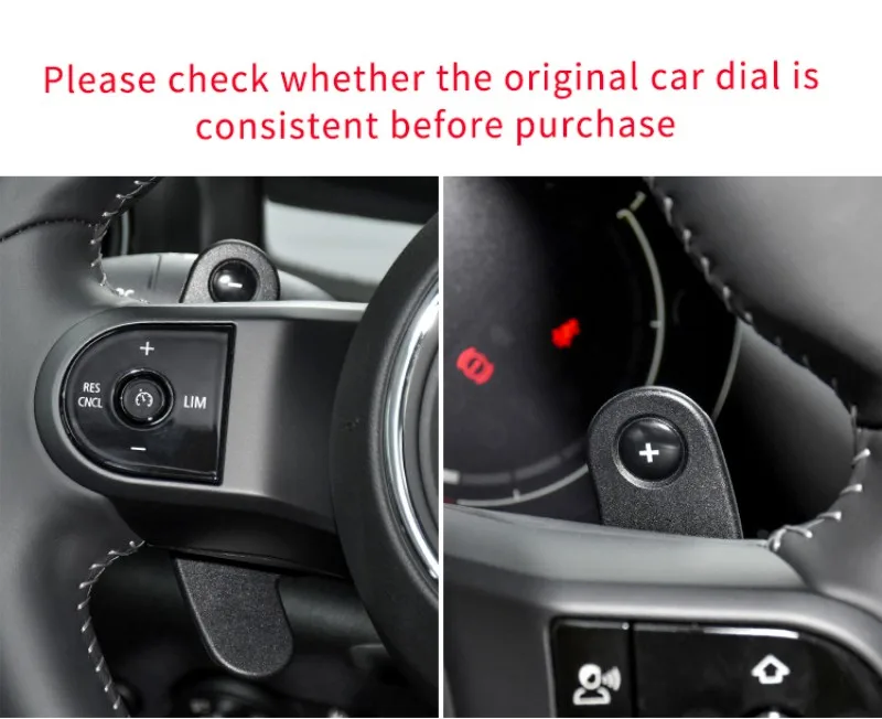 T-carbon Steering Wheel Shift Paddle Shifter For Mini Cooper S ONE JCW Clubman MK3 F54 F55 F56 F57 F60 Carbon Fiber DSG Shift