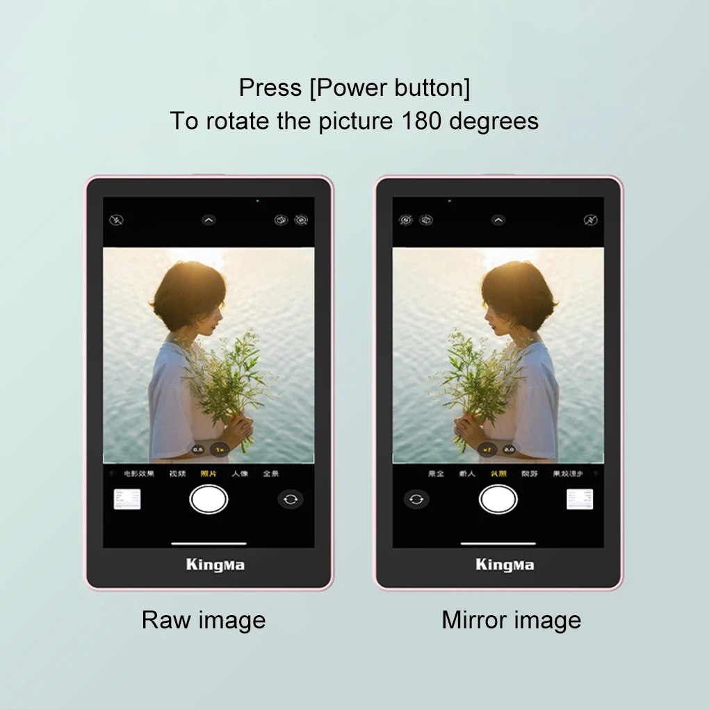 Mobile Phone Rear Selfie Split Screen Monitor Wireless Selfie Magnetic Screen Thrower Outdoor Selfie Aid Camera Easy Selfie