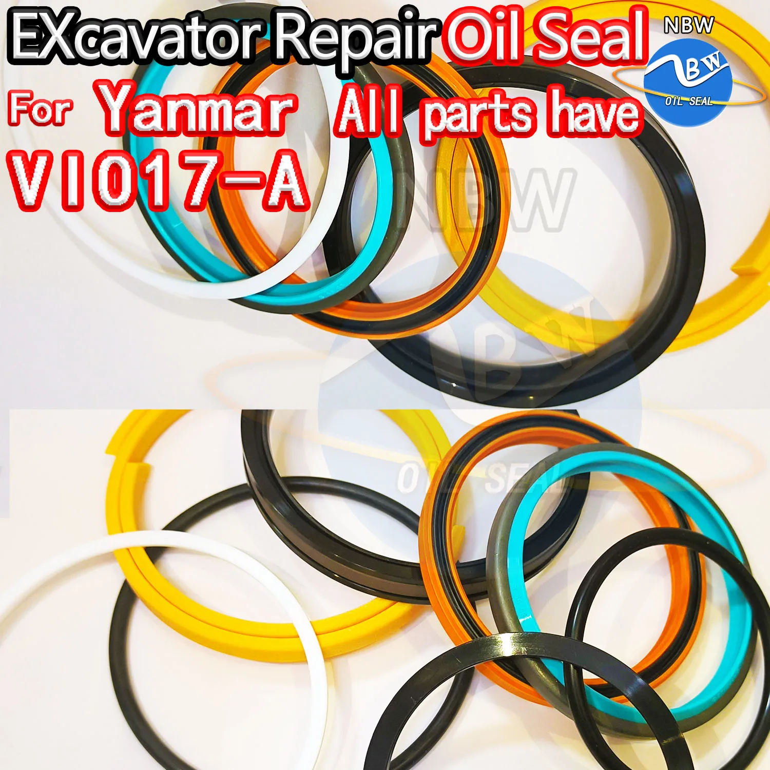 

For Yanmar VIO17-A Excavator Oil Seal Kit High Quality Repair VIO17 A Spovel Hammer Construction Tool Set Pack Heavy Master Dust