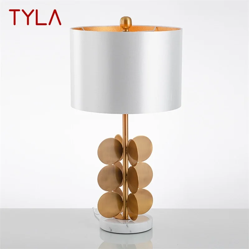 

TYLA Contemporary Table Lamps For The Bedroom Art Marble Desk Light Home Decorative For Foyer Living Room Office