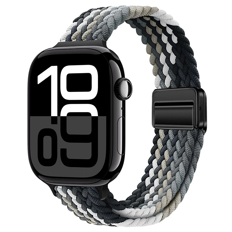 Compact Nylon Elastic Braided Bracelet