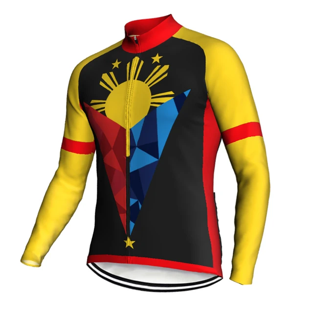 Philippines Bicycle Long Sleeve Shirt, Cycling Sweater, Road Wear