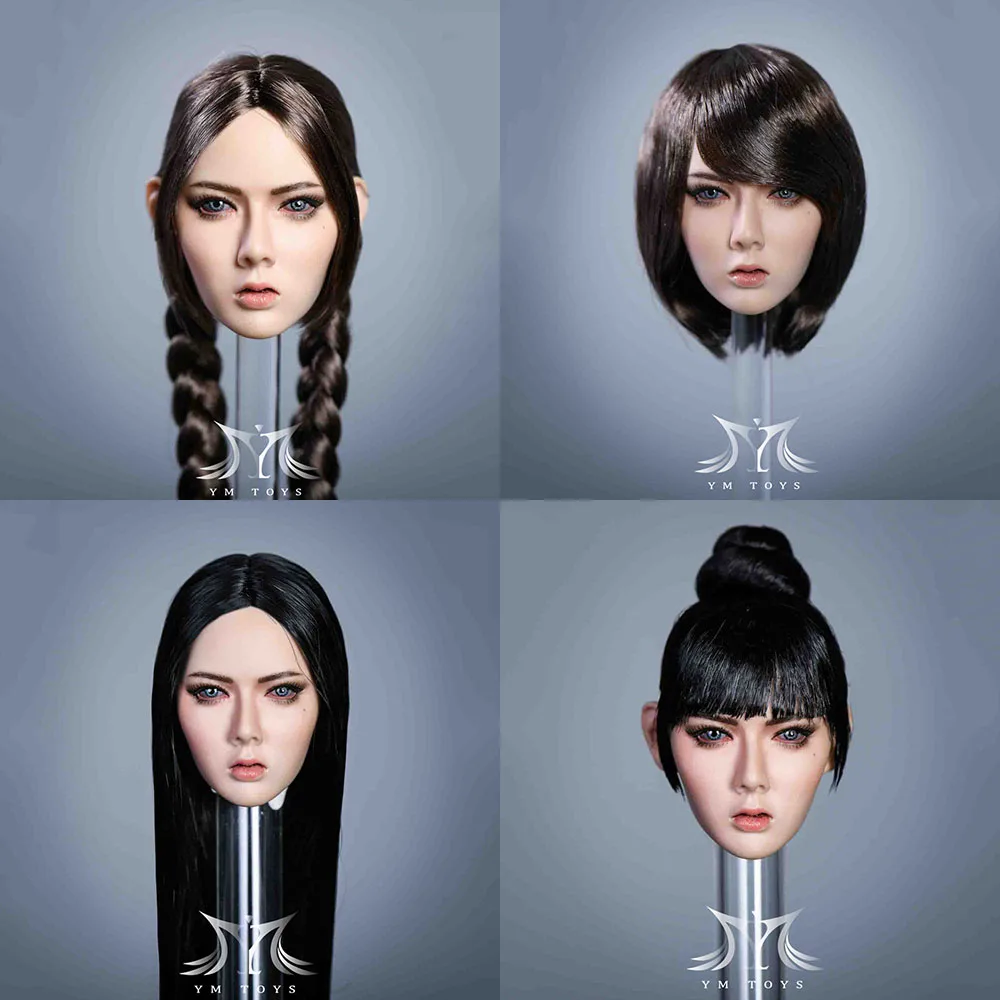 

YMTOYS YMT060 1/6 Xiu 2.0 Female Head Sculpt Carving Model Fit 12'' TBL JO Soldier Action Figure Body In Stock