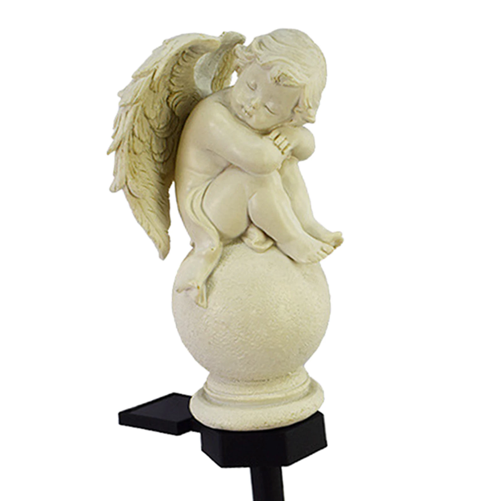 European Solar Outdoor Resin Little Angel Courtyard Plug Lamp Garden Landscape Decoration Waterproof Lawn Lamp