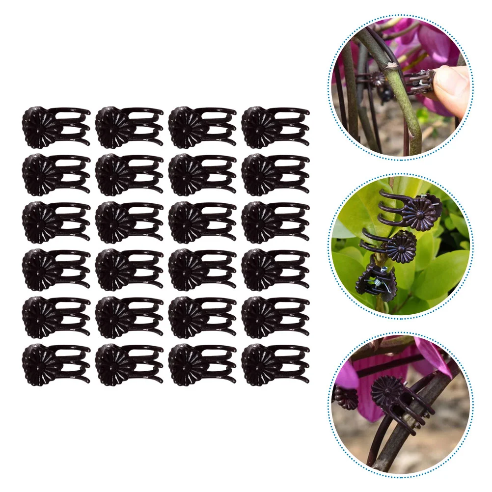 

Plant Clips Garden Support Clamp Grafting Orchid Vine Plastic Stem Supports Flower