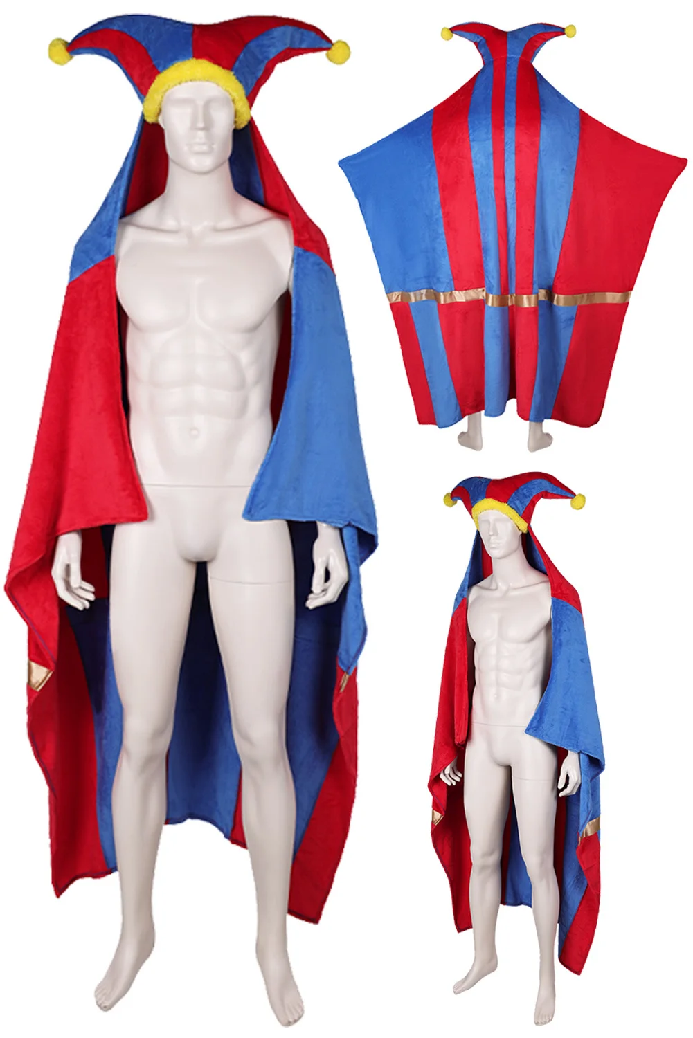 

Flannel Throw Blanket Pomni Cosplay Cloak Cartoon TV Amazing Cosplay Digital Circus Accessories Fancy Dress Up Party Clothes