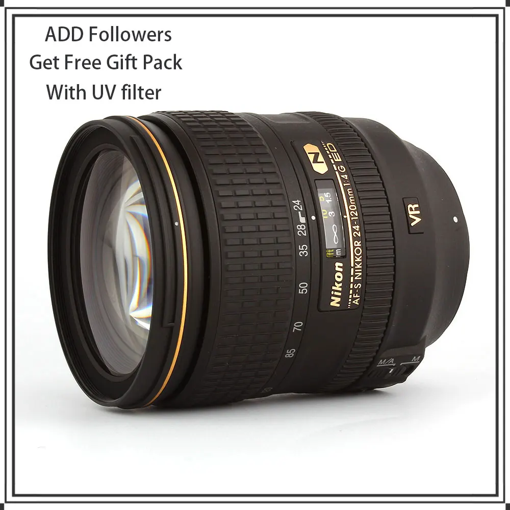 Nikon AF-S NIKKOR 24-120mm f/4G ED VR Lens For Nikon SLR
