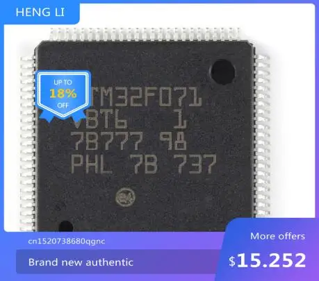 

100% NEW Free shipping STM32F071VBT6 STM32F071VB STM32F071VBT6TR STM32F071VBT7