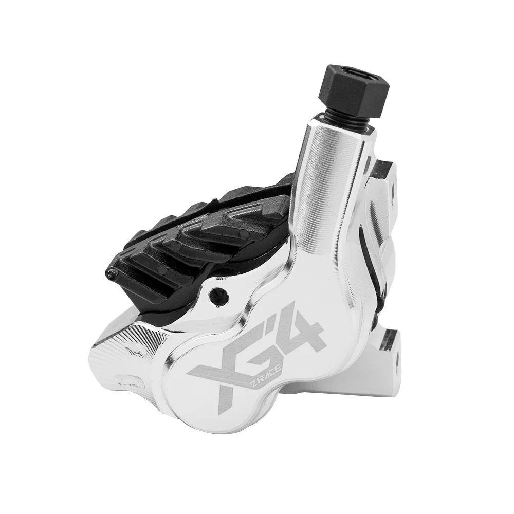 ZRACE XG4 油圧ブレーキキャリパ ZRACE XG4 フラットマウント 4 ピストン キャリパー、道路用油圧