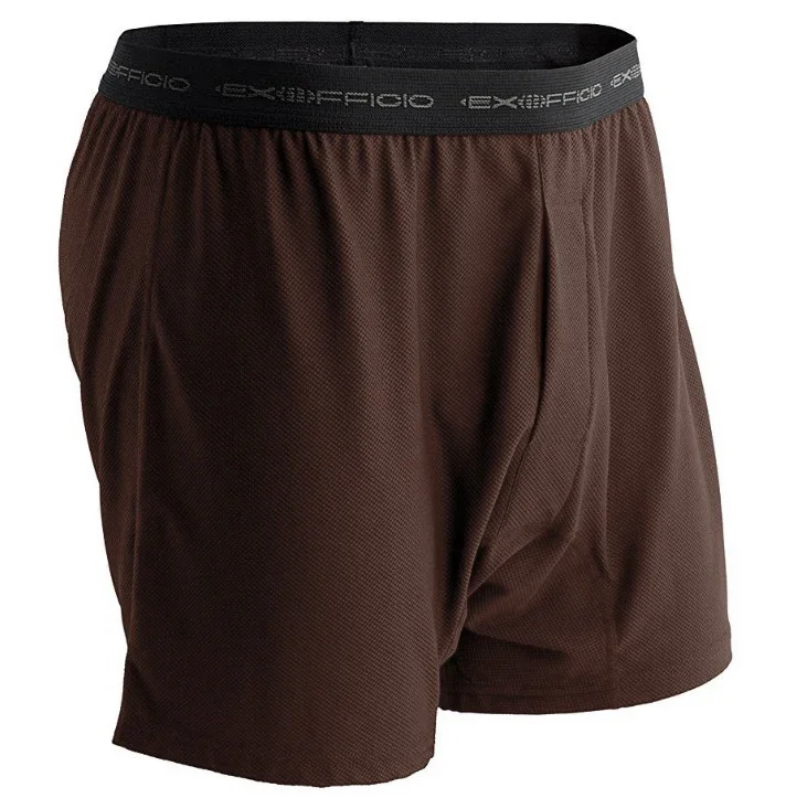 Exofficio الملابس الداخلية الرجال سراويل بوكسر فضفاضة ملابس داخلية غير رسمية الرجال الملاكمين النوم Homewear سراويل boxershort السروال الولايات المتحدة الأمريكية حجم