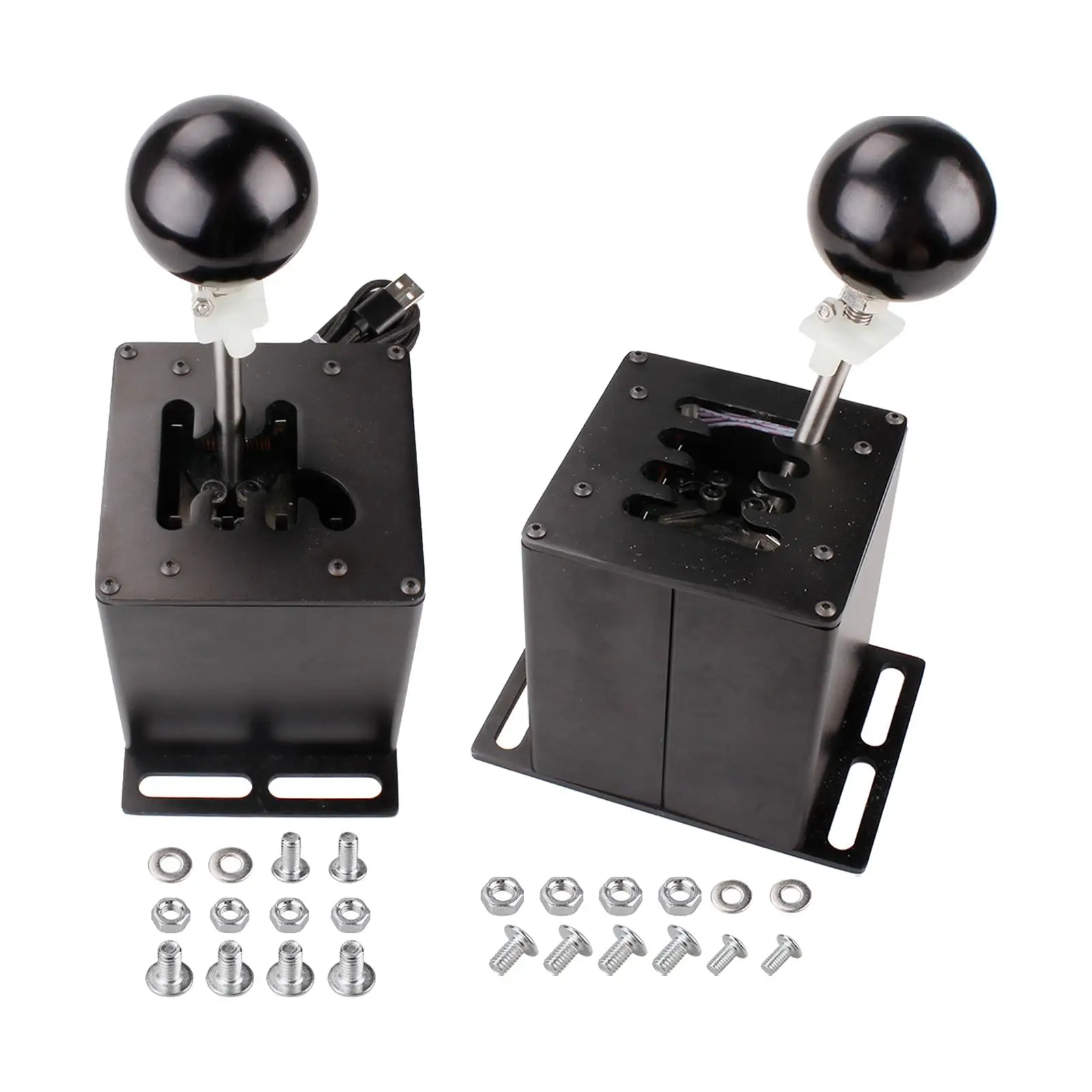 

USB Simulator Shifter Replaces H Gear Shifter Steering Wheel Sequential H Gear Shifter for G29 G25 G27 Windows High Performance