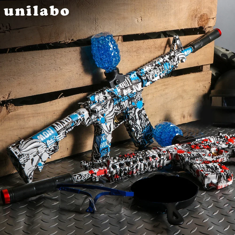 M416 Electric Blaster Gun Set, High Precision Shooting Toy, Perfect Outdoor Toy Gift for Birthday