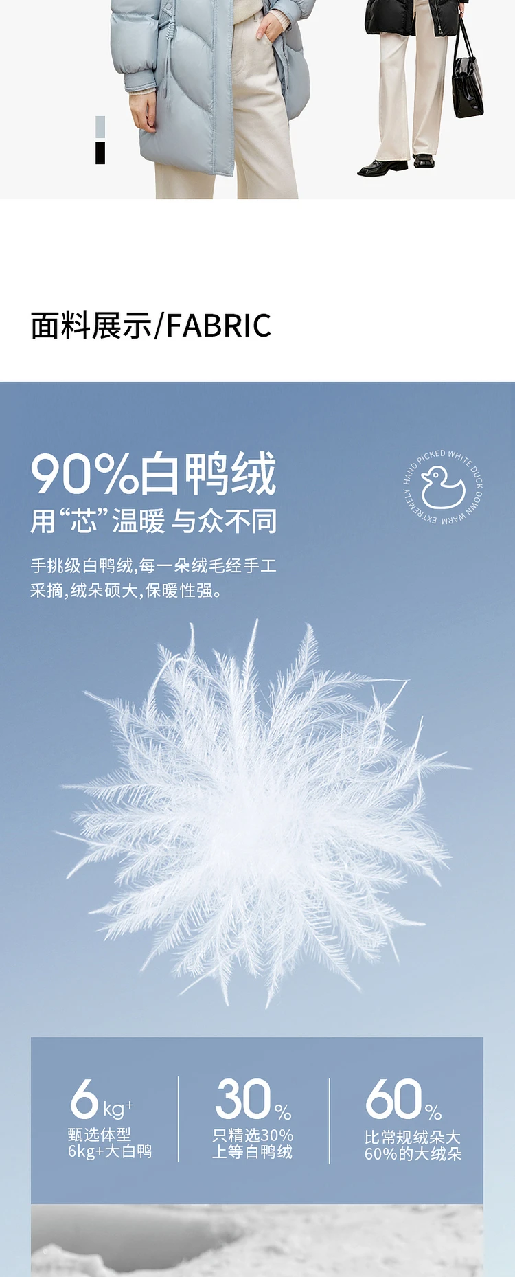 SENTUBILA 90% White Duck Down Coat Women 2024 Winter Thick Stand Neck Long Down Coat Puffer Jacket Women Outerwear W44Y56274