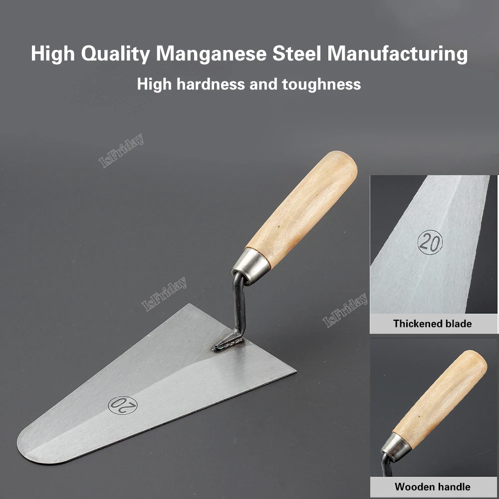 Cement Float Margin Trowel Bucket Stainless Steel Concrete Finishing Trowel Spatula Construction Tools Wall Plastering Hand Tool 2