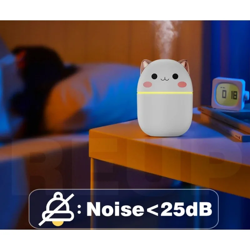Air Humidifier Kitten Cute Aromatherapy Diffuser Home Air Purifier