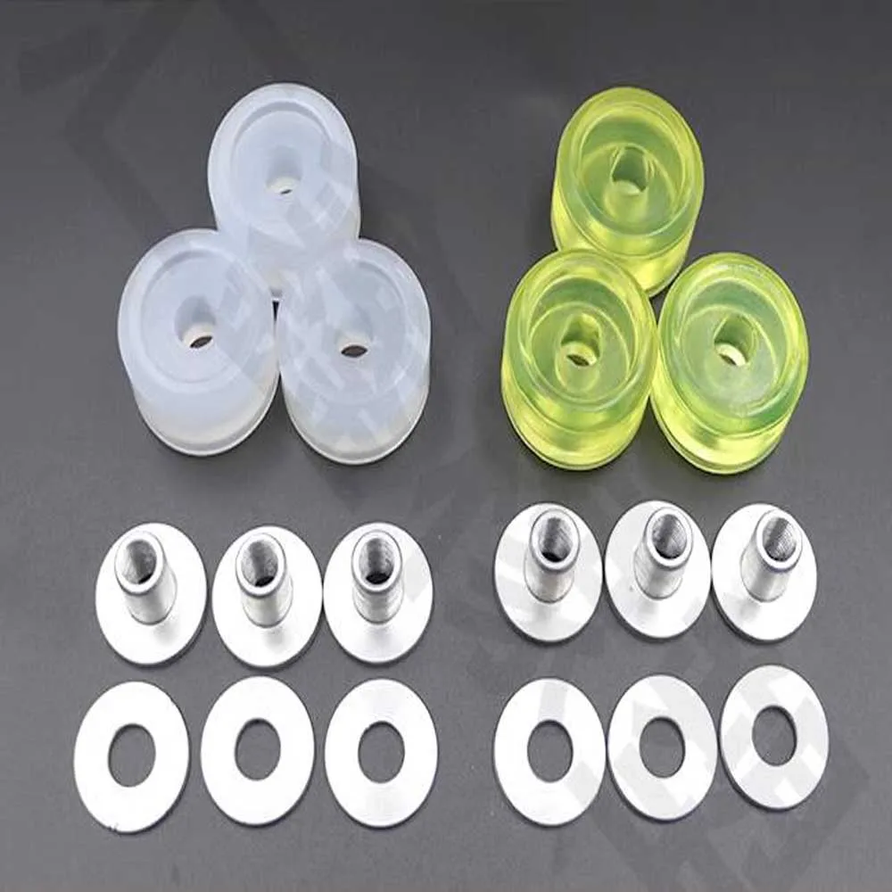 Accessories wear-resistant silicone polyurethane wheels rubber pads silicone wheels