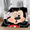 Disney Mickey Minnie Mouse Printed Blanket Picnic Blankets Warm Blanket Soft and Comfortable Blanket Home Travel Birthday Gift 1