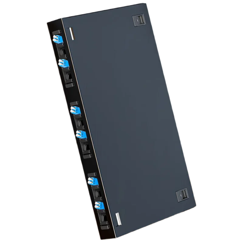 Haina universal optical fiber junction box FTTH LC 12 core single mode flange pigtail LSZH wall-mounted ISO certification