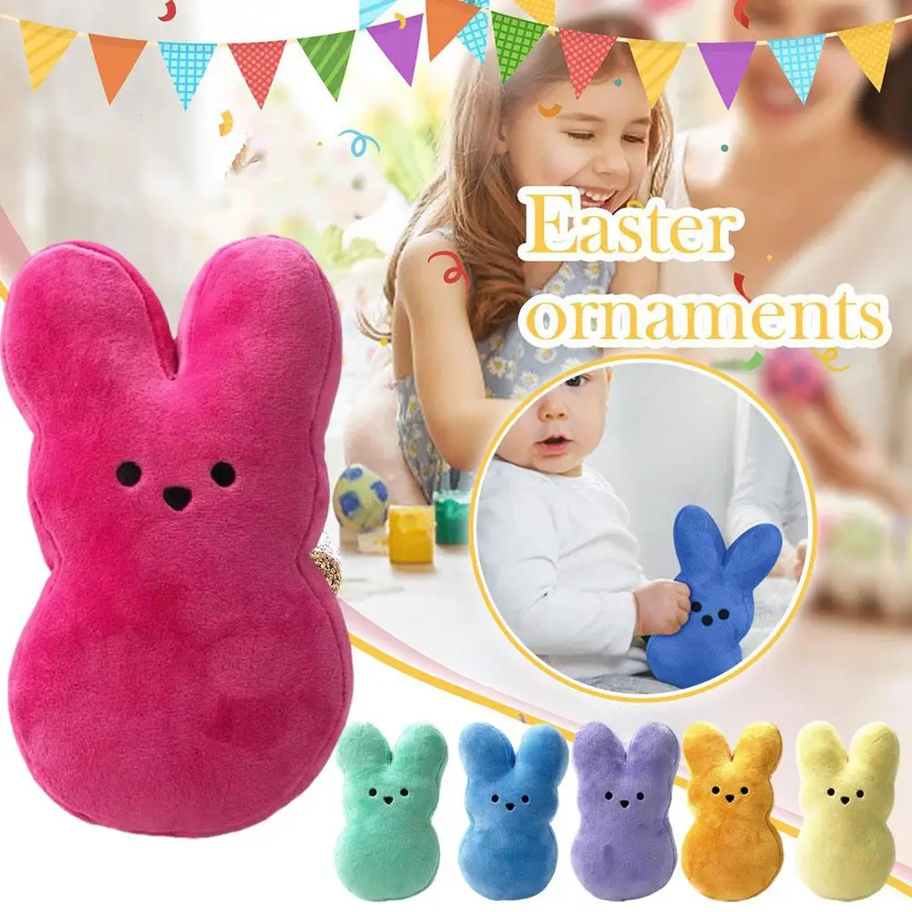 

New Easter Bunny Plush Toys Cartoon Rabbit Toys Soft Toys Kawaii Peluche Stuffed Kids Animal Bunny Decoration Home Gifts H2e0
