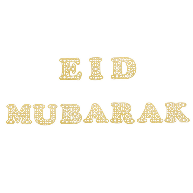 Stickers Decorations Ramadan Mubarak Wall Sticker Eid Mubarak Letter Wall Art Decor For Home Ramadan Kareem Party Room