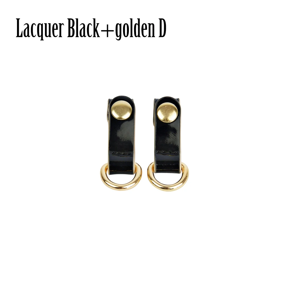 Premium Faux Leather Strap Clip Closure Attachment - Elegant Hook Clips