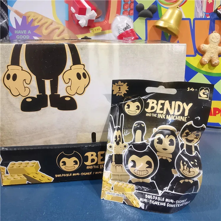 1Pc Kit Garage Originale Bendy Game Ink Mystery Pack Figura Cieca Modello Da Collezione Giocattolo Regali Per Bambini