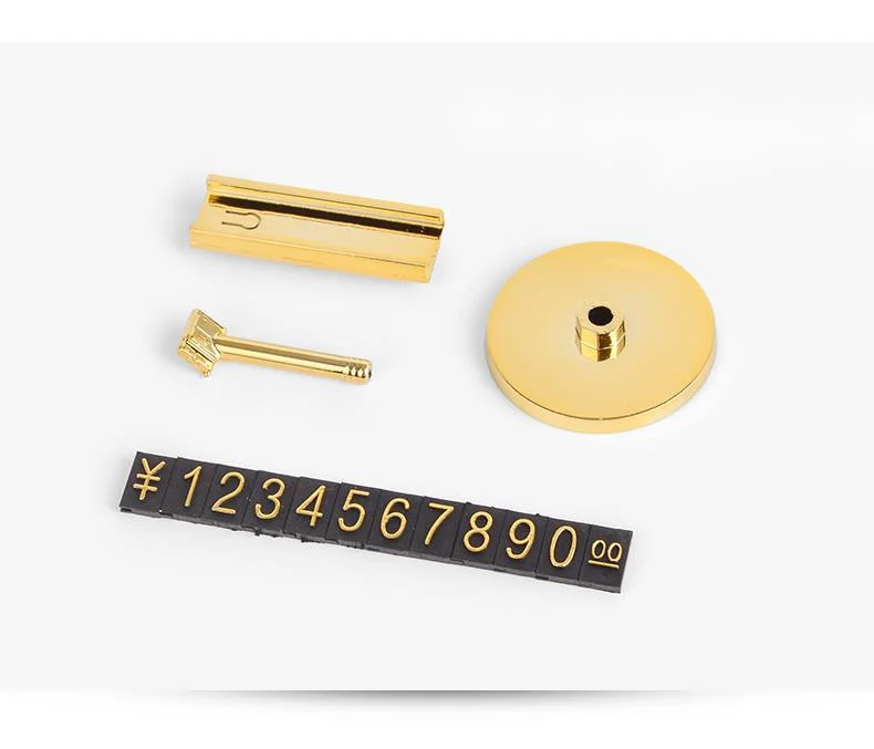 10 Stück Schmuck-Preisschildhalter Digitale Preisschilder Nummernanzeige Würfelförmige Etikettenständer – Detail 6