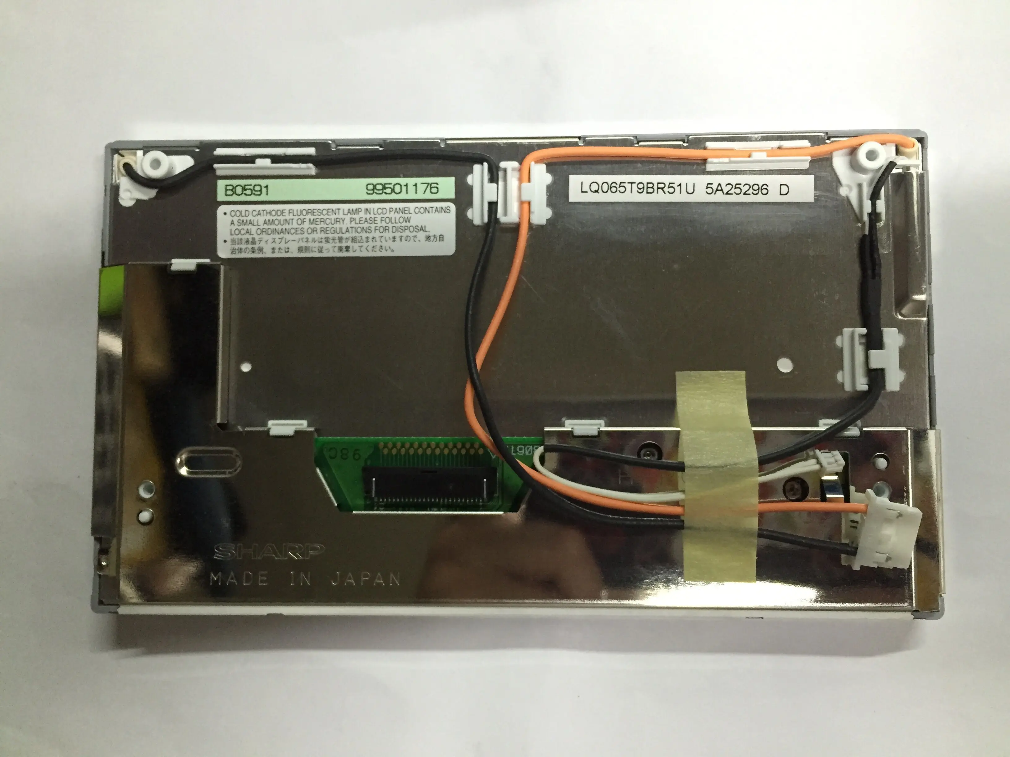 Original LQ065T9BR51 LQ065T9BR51U 6.5 inch for bmw Display LCD Screen Panel MK4 MK3 X3 X5 E53 E38 E39 Car Navigation System