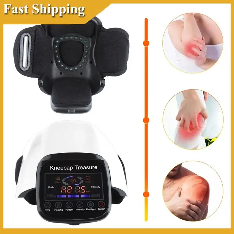 1 PCS Air Pressure And Vibration Physiotherapy Instrument Knee Massage Rehabilitation White