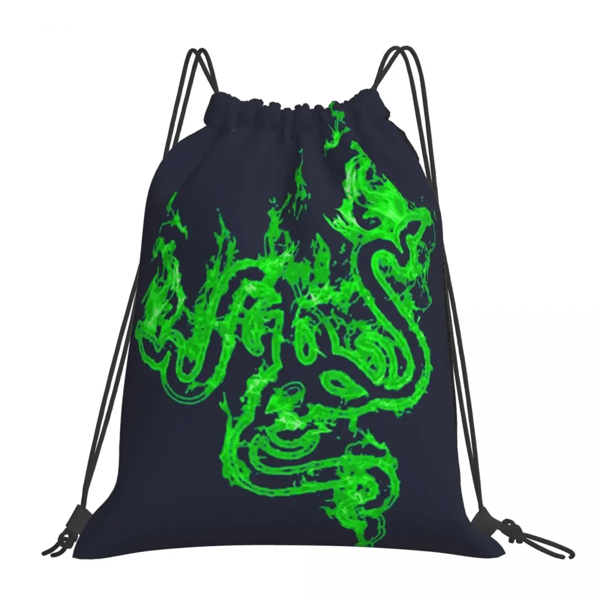 

Razer (2) Backpacks Fashion Portable Drawstring Bags Drawstring Bundle Pocket Sports Bag Book Bags For Man Woman Students