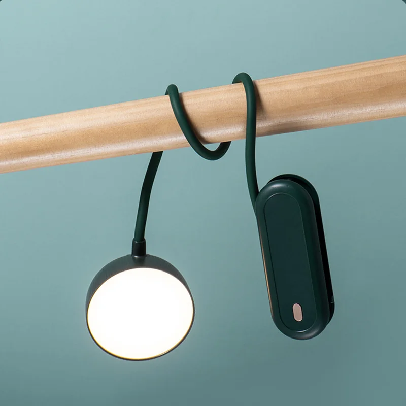 

LED Desk Lamp 3 Light Color Stepless Dimmable Bendable USB Fold Portable Table Lamp For Home Read Bedroom Bedside Child Gift
