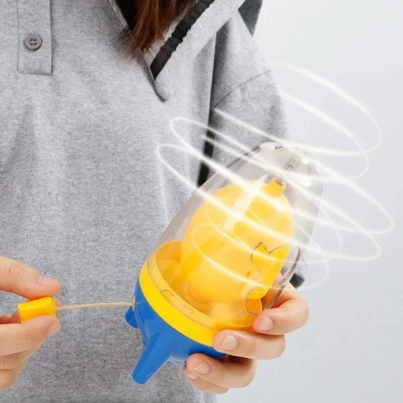 Cheapest Egg Yolk Shaker Egg Scrambler Gadget Manual Mixing Golden Whisk Eggs Spin Maker Puller Baking Tools Kitchen Accessories egg beater,egg yolk mixer