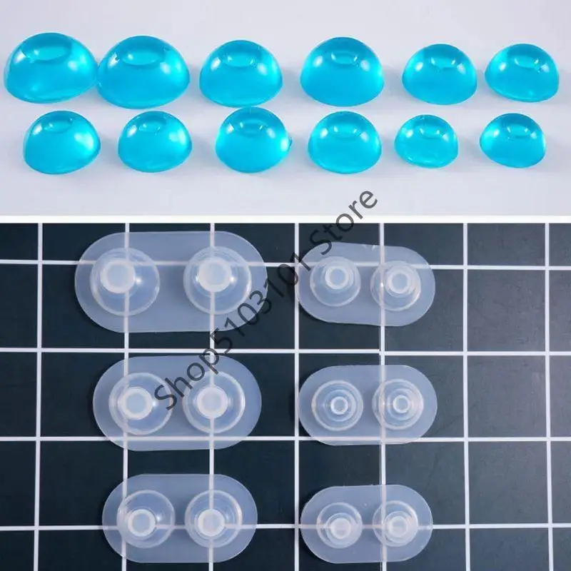 Clay Cartoon Doll Element Eye Bead Silicone Mold DIY Polymer Clay Animation Character Eye Making Tools Handmade Craf