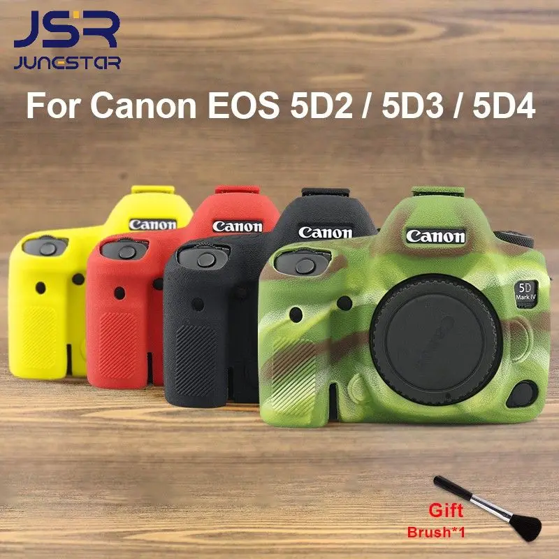 Custodia Morbida In Silicone Per Canon Eos 5 D2 5 D3 5 D4 Custodia Per Fotocamera Per Accessori Per Fotocamere Eos 5D Mark Ii Iii Iv Dslr