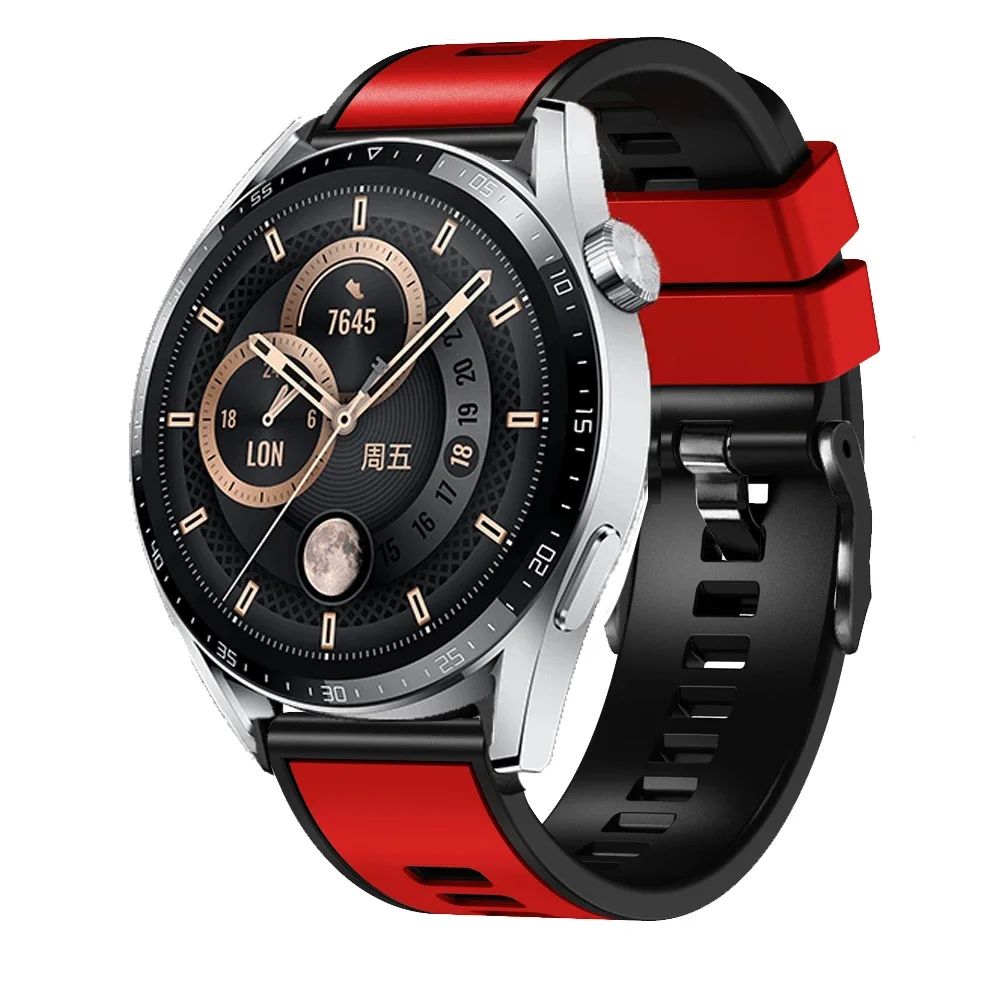 Sports Silicone Strap, 22mm - Premium Smartwatch Band & Bracelet Wristband