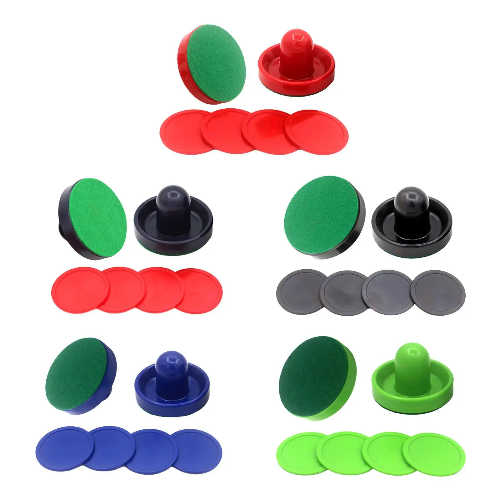 Air Hockey Pushers and Pucks Pusher Goal Handles Paddles Family Game Tables Equipment air hockey accessories