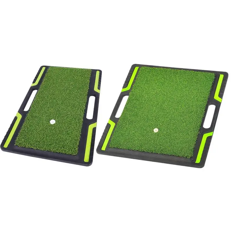 

Golf Training Mat Synthetic Turf Golf Hitting Pad Golf Hitting Mat With Non-Slip Bottom Pad Heavy Duty Golf Training Aid