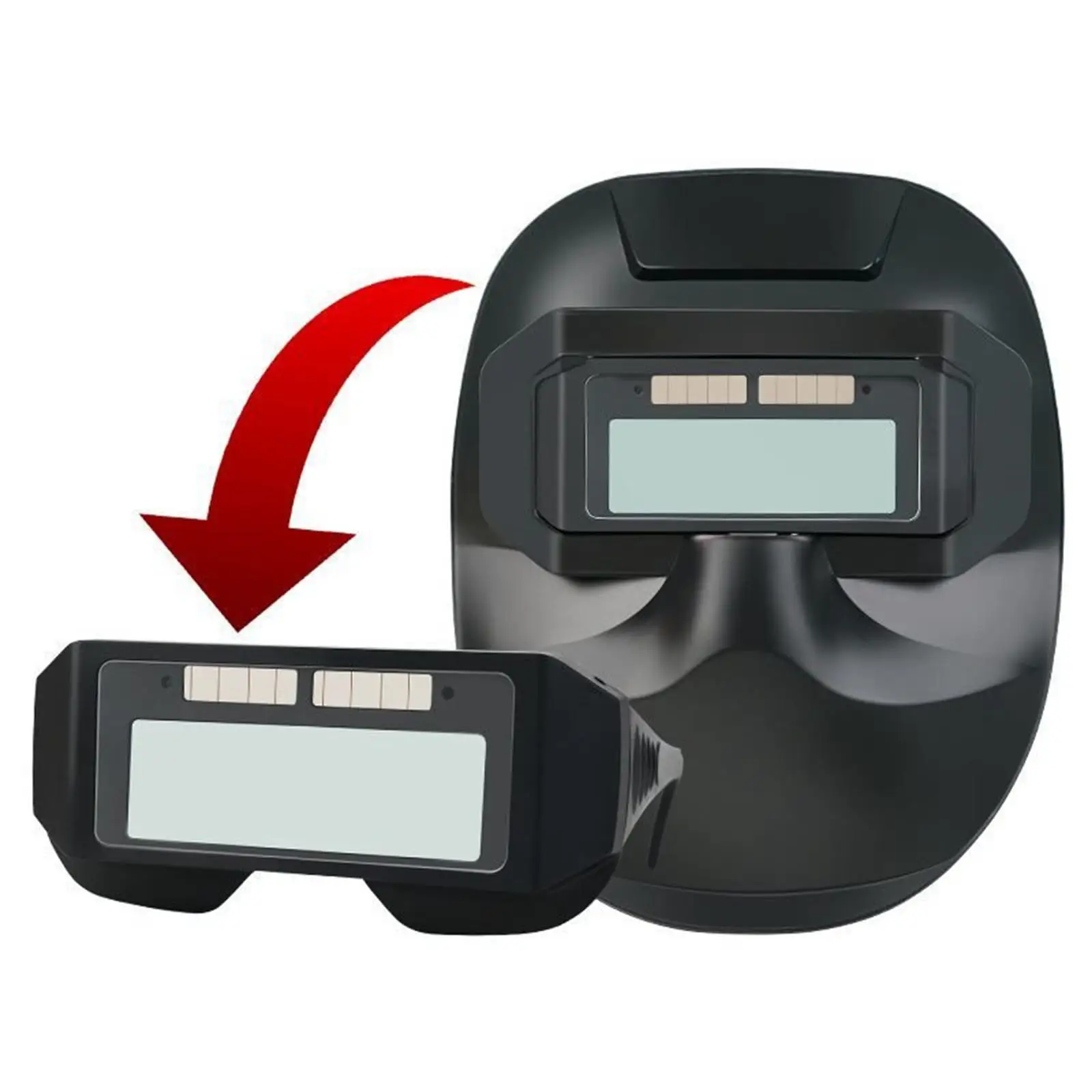 Auto Darkening Welding Helmet Cap Shade Cover Protector Adjustable Welder Mask Hood for ARC Weld Grinding Women Men Labor Garage