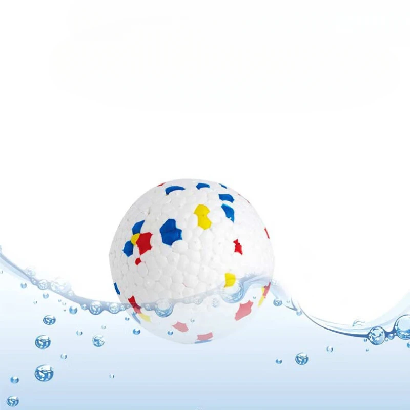 Bite Resistant Solid Dog Ball Toys for Small Large Dogs High Elasticity Pet Chew Ball Toy Non Squeak Interactive Puppy Toy 3