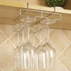 Kitchen Decorative Cabinet Goblet Bar Storage Shelf Hanging Rack Stemware Holder Wine Glass Rack Cup Hanger 5