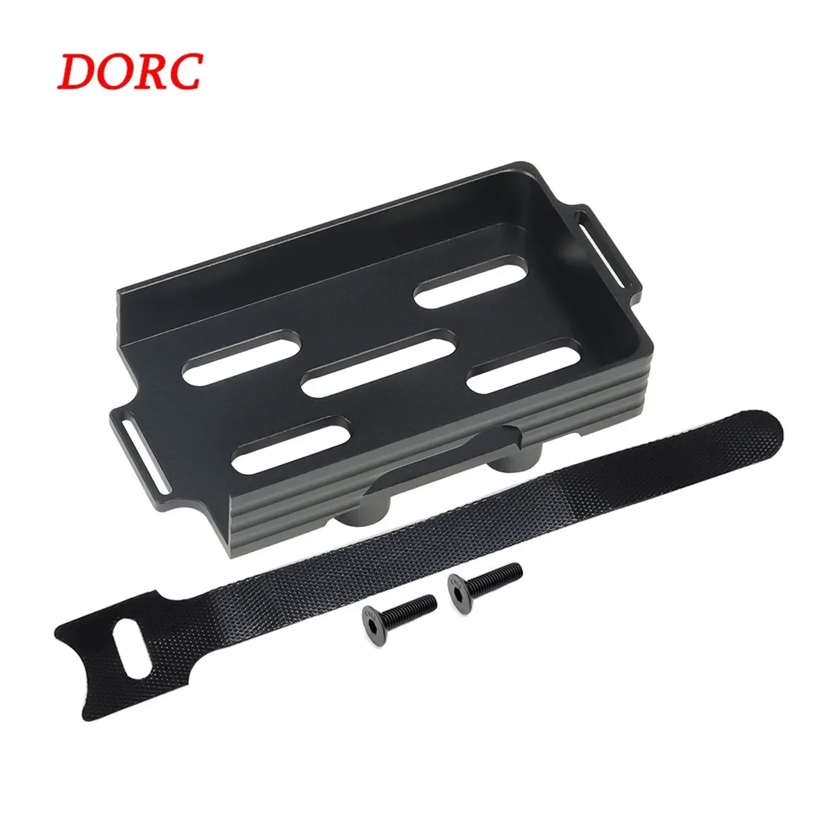 

1 Set Aluminum Battery Tray Mounting Plate with Strap for 1/18 RC Car Crawler TRX4M Defender Bronco Upgrade Parts