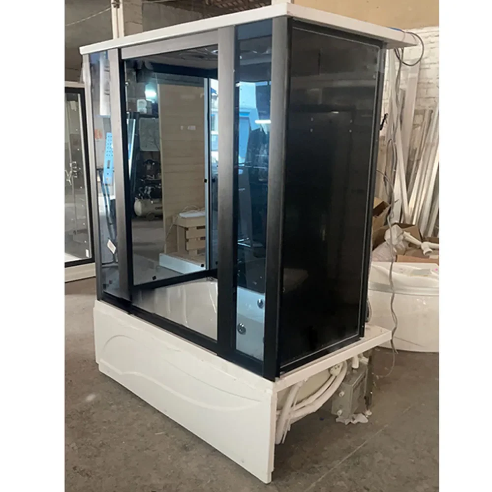 Description Picture 6 of item1500X900X2150mm Luxury Steam Shower Cabin Bathroom Shower Bathroom Enclosure Multi-Functional Wet Sauna Room N001