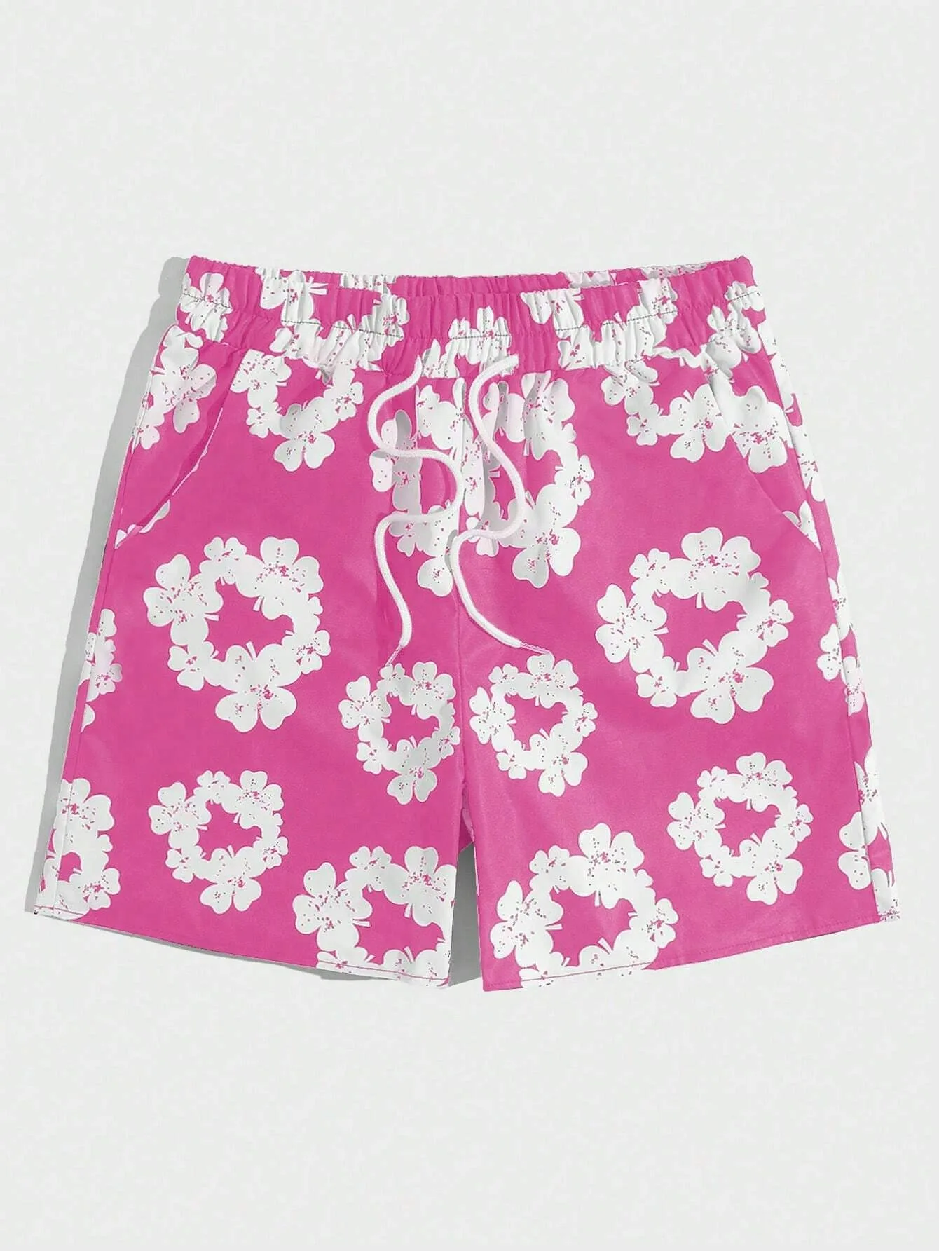 Summer Beach Leisure Sports Shorts For Adults Kids Flowers Random 3d Print Elasticity Waist Shorts Neutral Outdoor Street